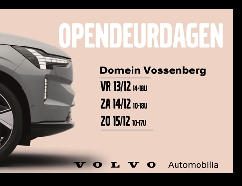 AUTOMOBILIA OPENDEURDAGEN - DOMEIN VOSSENBERG - 13 tem 15 december