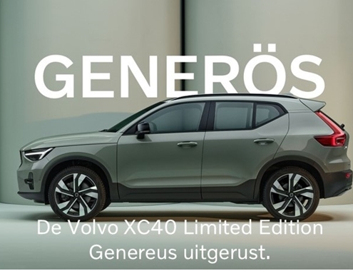 Volvo, dat is altijd generös